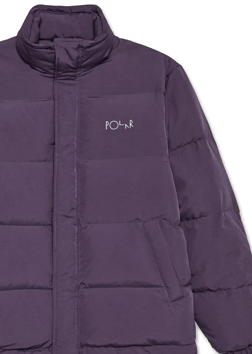 Polar Skate Co. Basic Puffer Jacket Dark Violet – Freedom Skateshop
