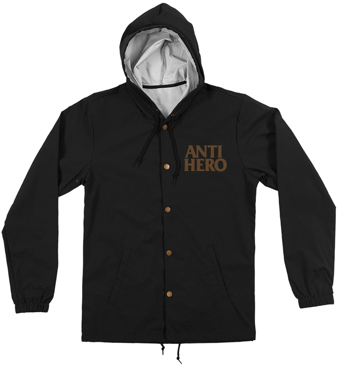 Anti Hero Blackhero Coaches Jacket Black – Freedom Skateshop