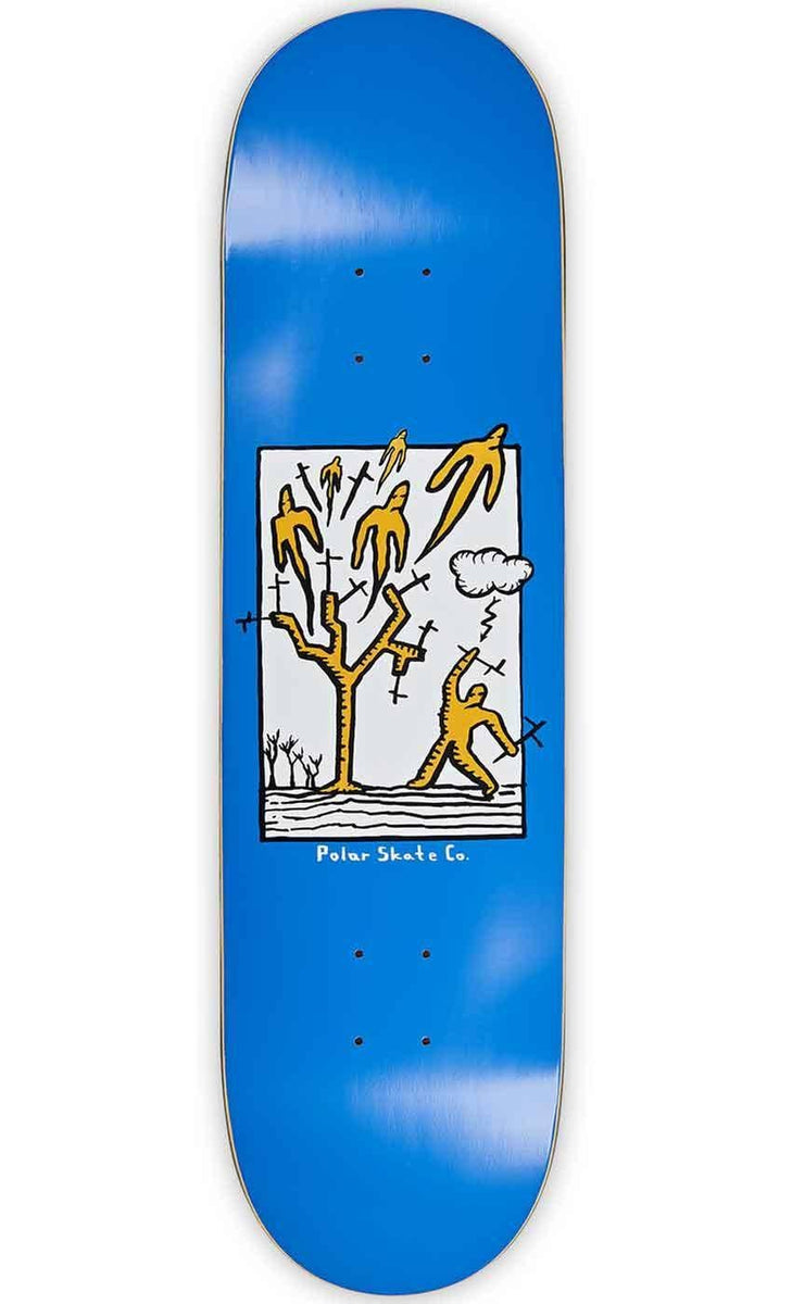 Polar Skate Co. Team Heaven 8.125 Deck Blue – Freedom Skateshop