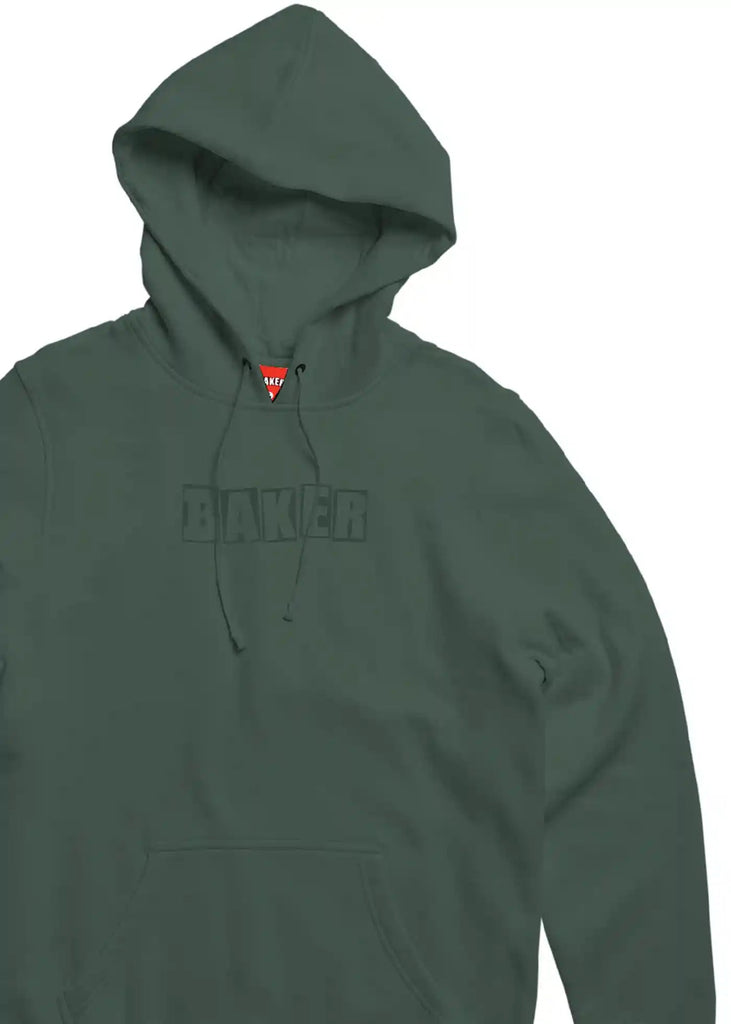 Baker - Baker Brand Logo Hoodie Dark Green - Handelsware