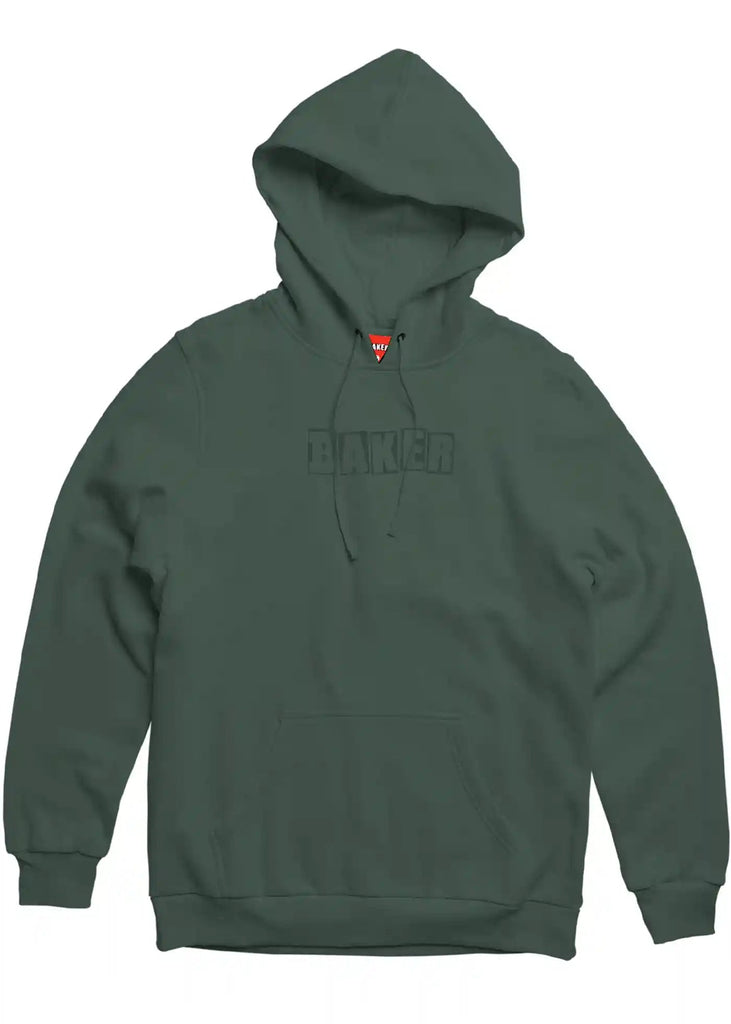 Baker - Baker Brand Logo Hoodie Dark Green - Handelsware