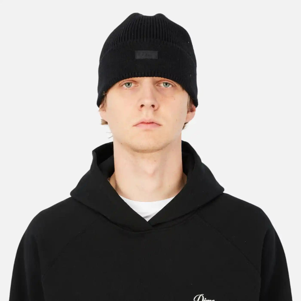 Dime - Dime Cursive Rib Mütze Schwarz