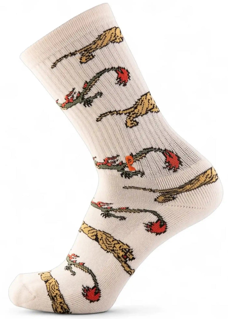 Psockadelic - Psockadelic Enter The Dragon Socken Beige