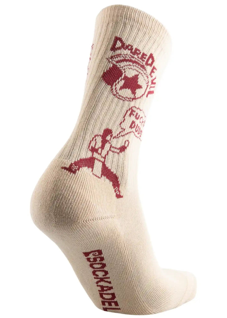 Psockadelic - Psockadelic Grim Reaper Socken Beige