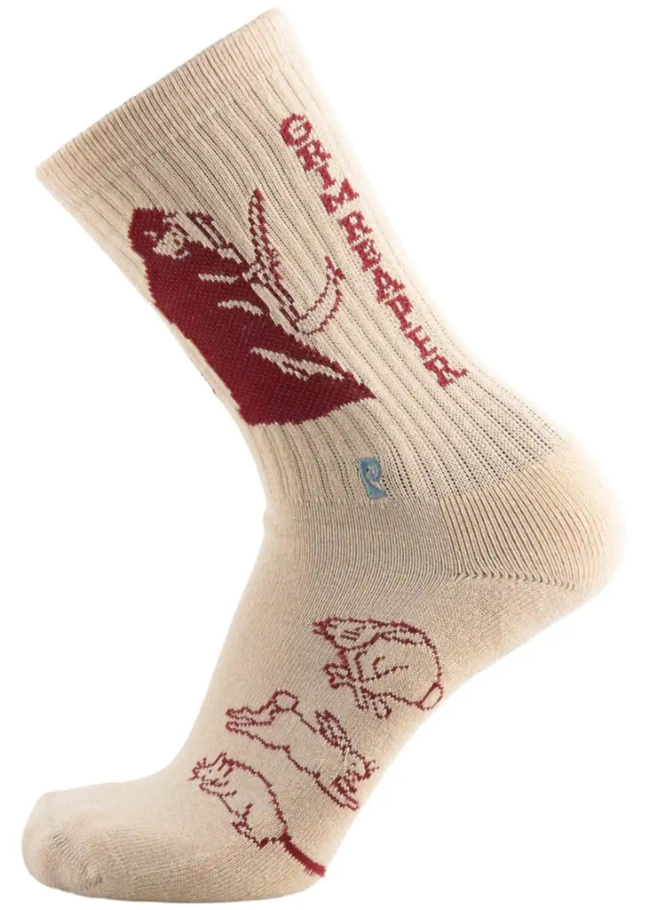 Psockadelic - Psockadelic Grim Reaper Socken Beige