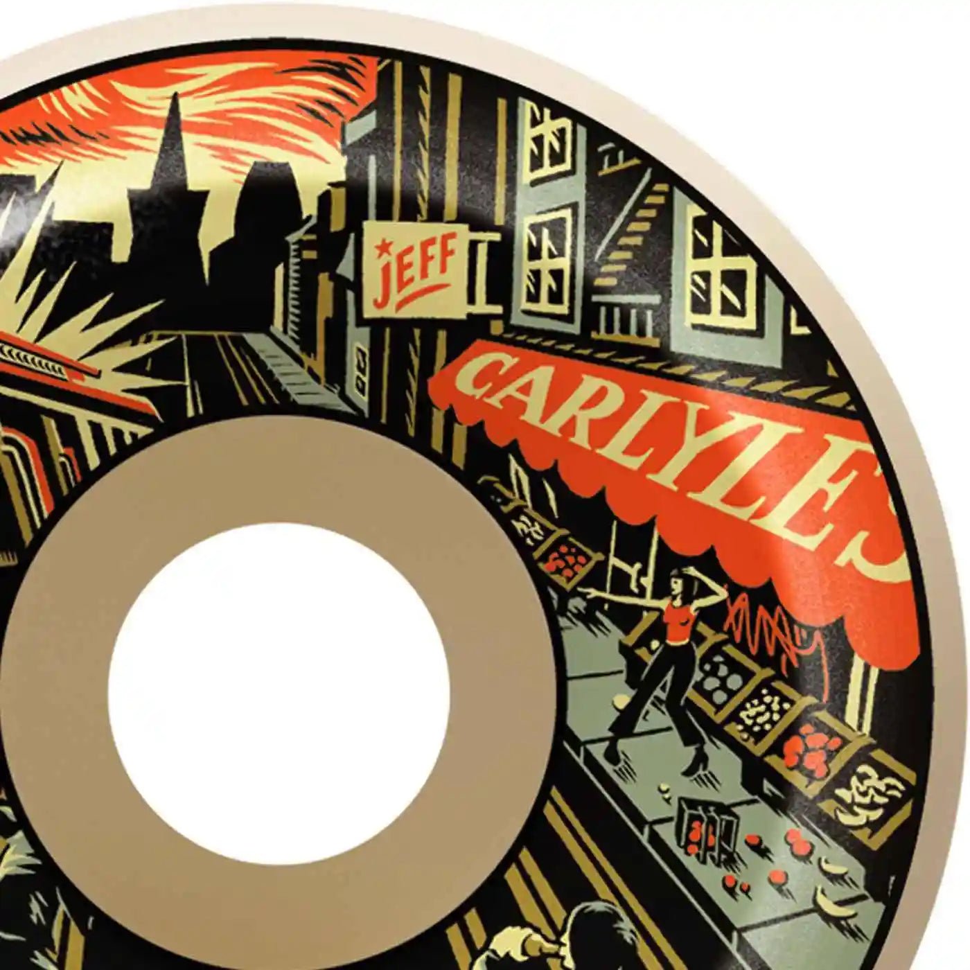 SPITFIRE Jeff Carlylフォーマル4コニカルフル 58mm97a Spitfire 58mm 97A Formula Four Conical Full Carlyle Wheels