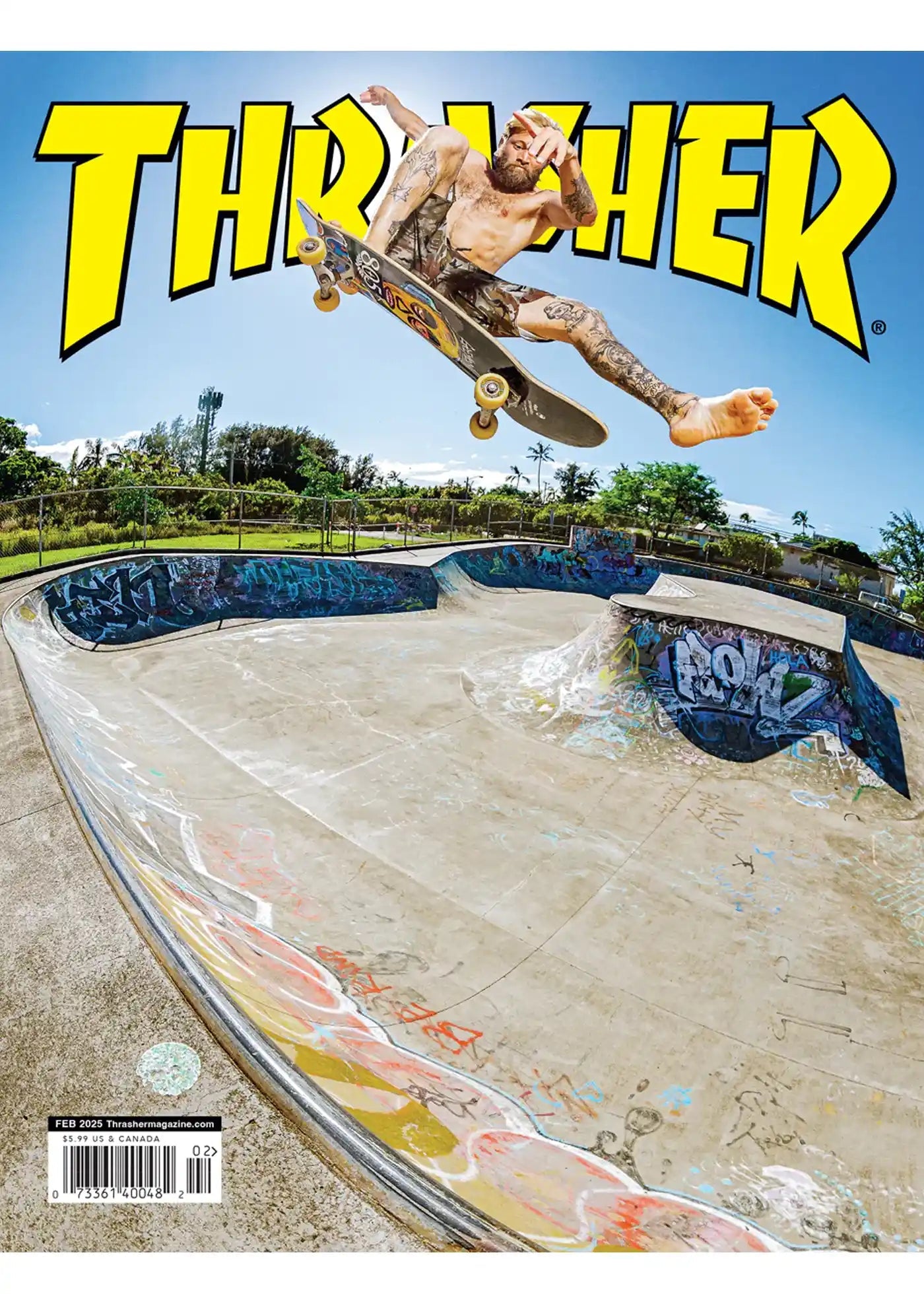 Thrasher Magazine February 2025 – Freedom Skateshop