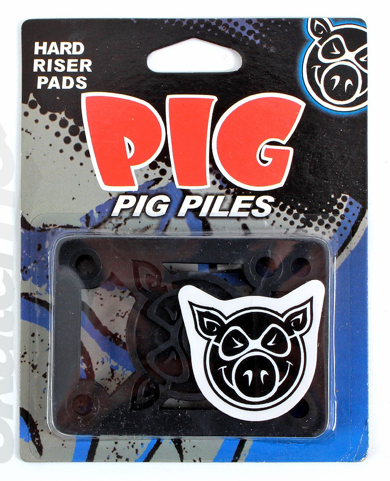 Pig 1/8" Riser Pads Black  Pig   