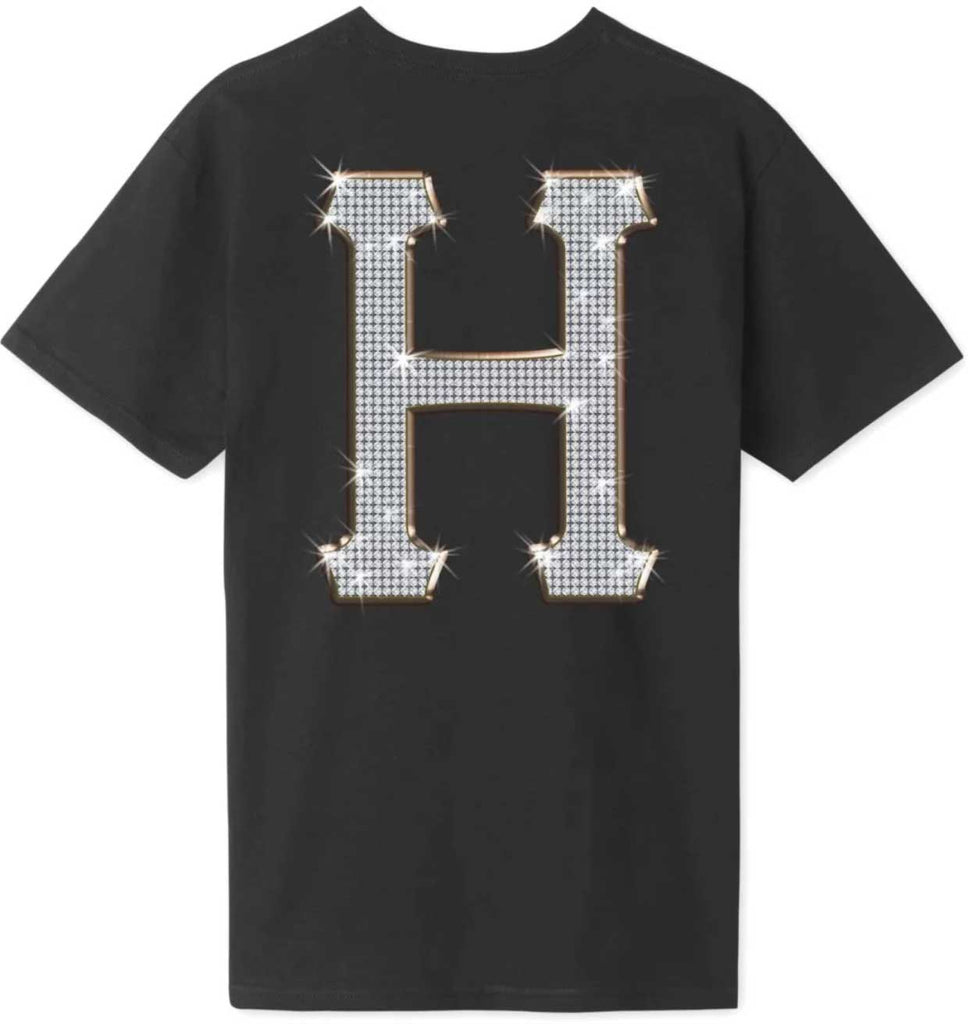 HUF Jacob Classic H T-Shirt Black  HUF   