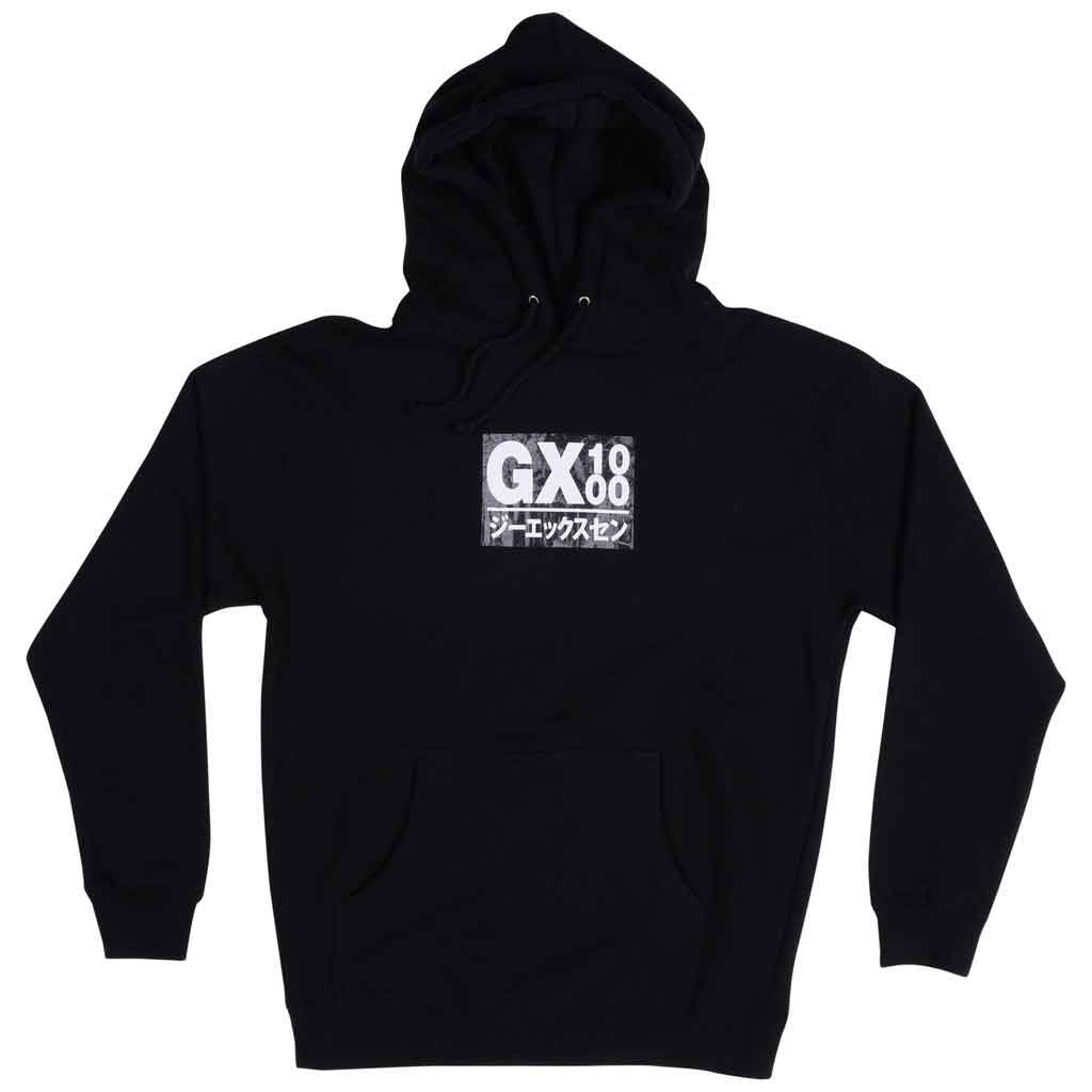 GX1000 Japan Hooded Sweatshirt Black  GX1000   