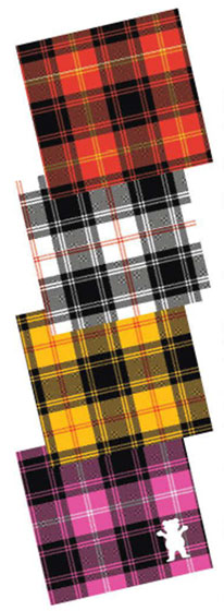 Grizzly Plaid Squares Griptape Pack  Grizzly   