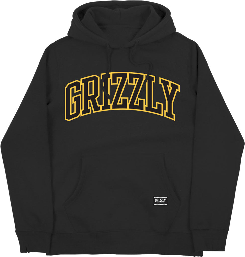 Grizzly University Hood Black  Grizzly   