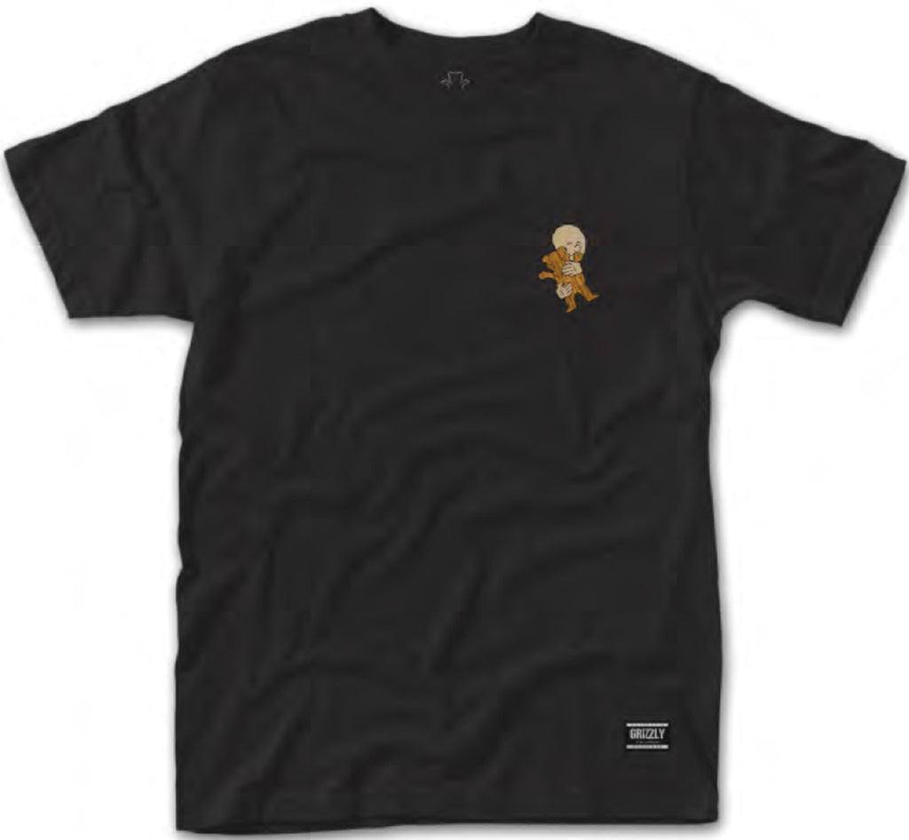 Grizzly X Old Friends Tee Black  Grizzly   