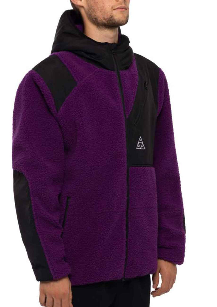 HUF Aurora Tech Jacket Purple Velvet  HUF   