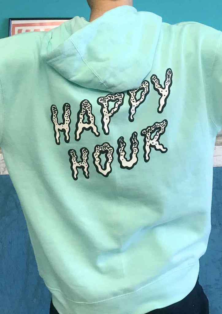 Happy Hour Rippin' Hooded Sweatshirt Mint Handelsware Happy Hour   