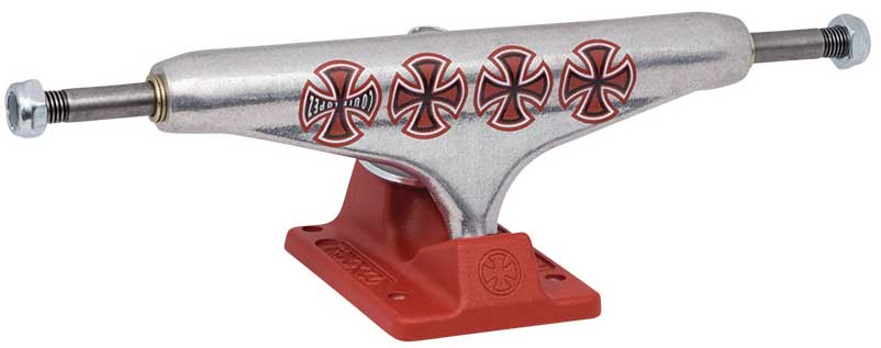 Independent 149 Louie Lopez Hollow Trucks Silver Red  Independent   