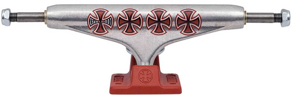 Independent 149 Louie Lopez Hollow Trucks Silver Red  Independent   