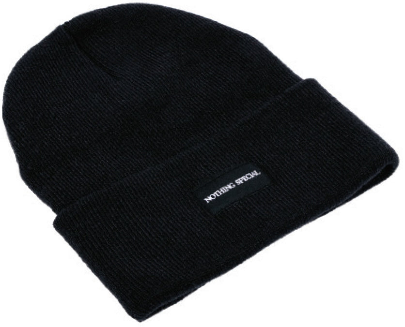 Nothing Special Cuff Beanie Black  Nothing Special   