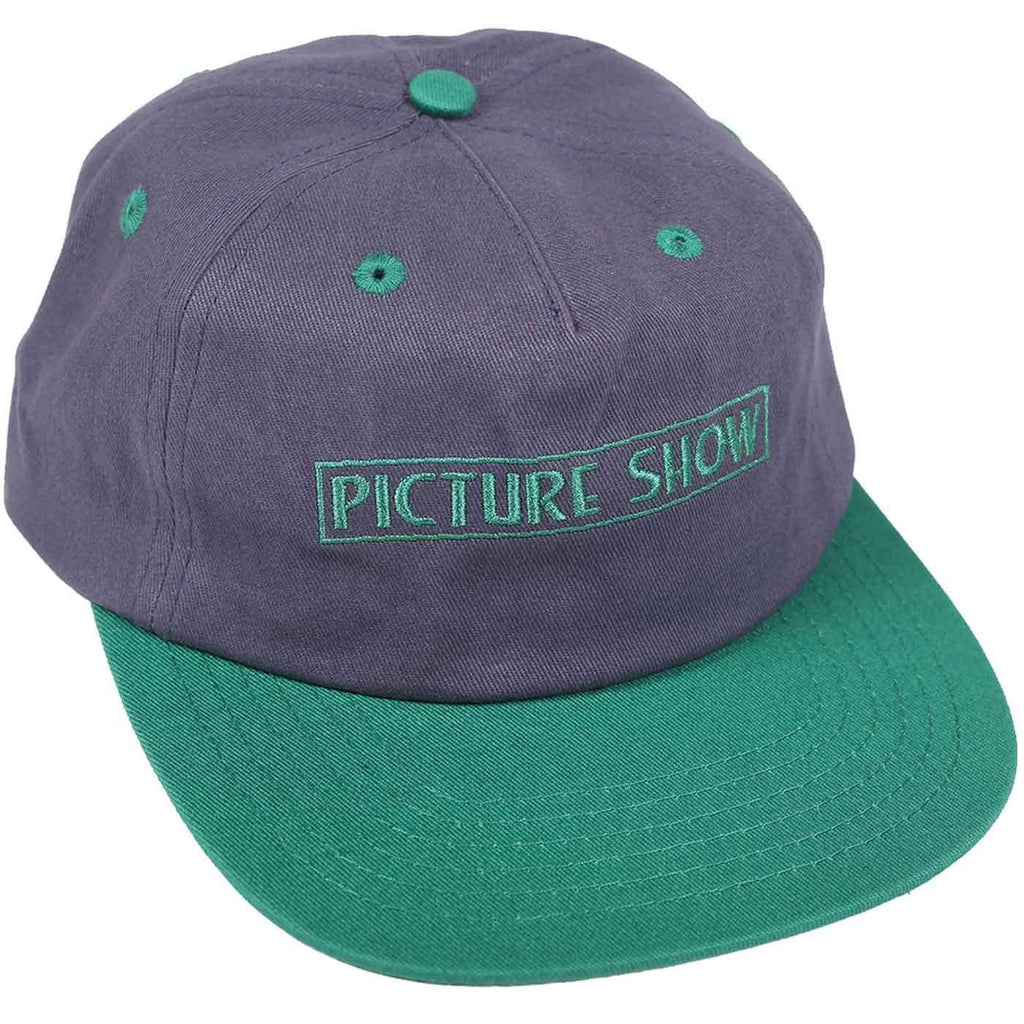 Picture Show VHS Strap Back Cap Slate Jade  Picture Show   
