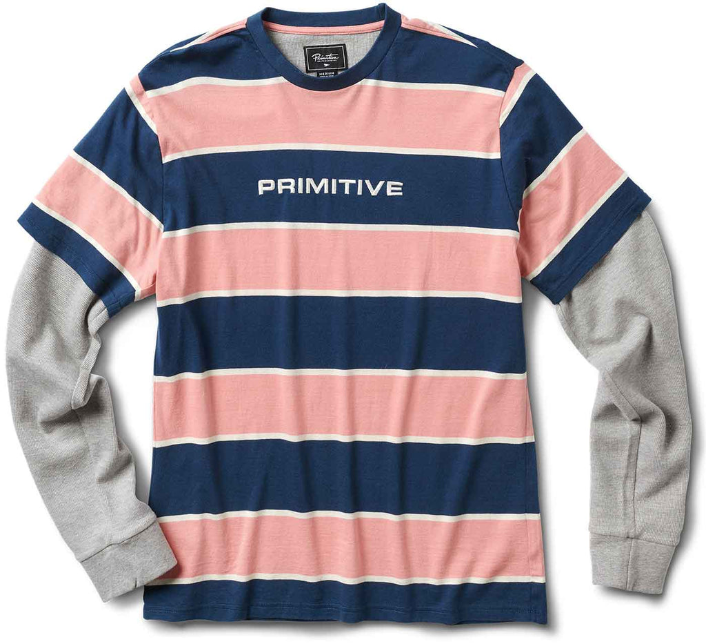 Primitive 2 Fer Longsleeve Knit Shirt Navy  Primitive   