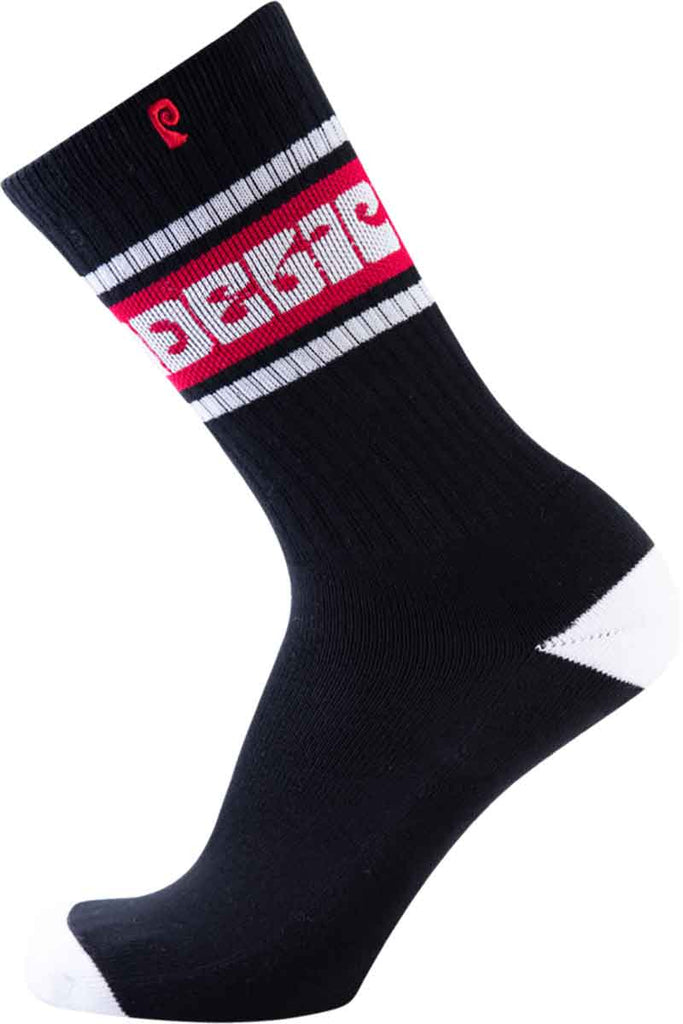 Psockadelic Basic Retro Socks Black  Psockadelic   