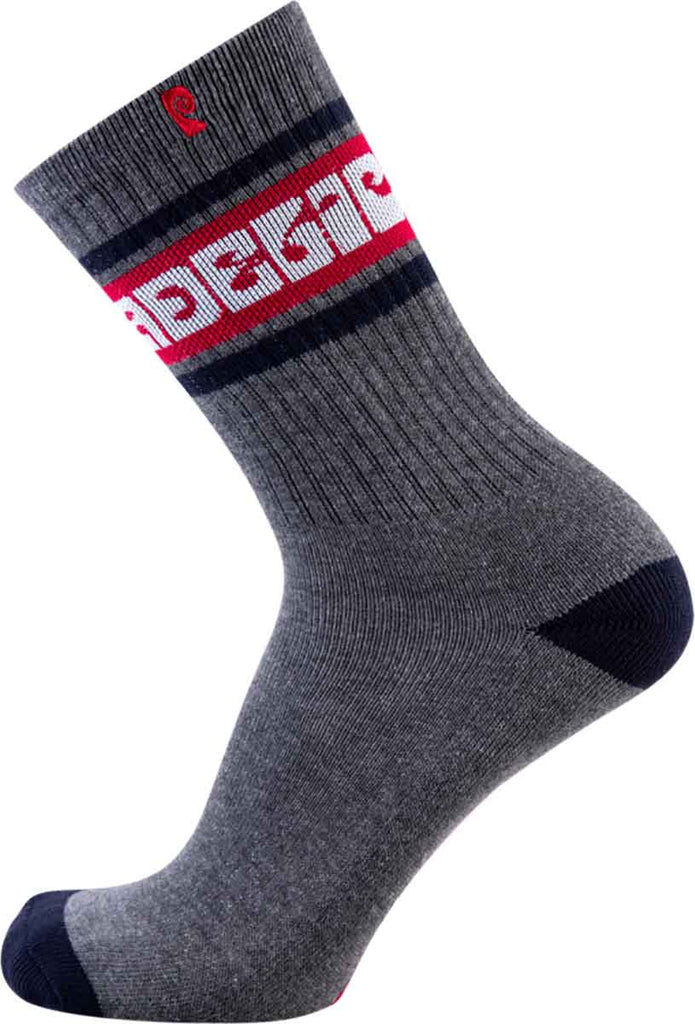 Psockadelic Basic Retro Socks Grey  Psockadelic   