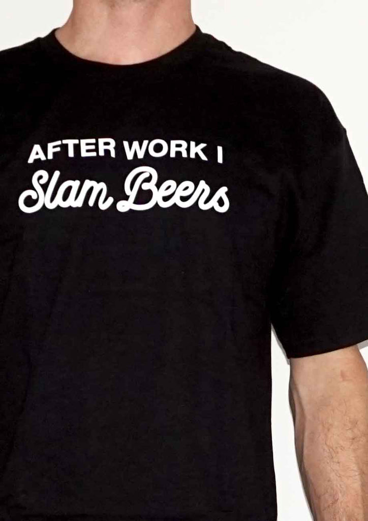 Skate Mental Slam Beers T-Shirt Black  Skate Mental   