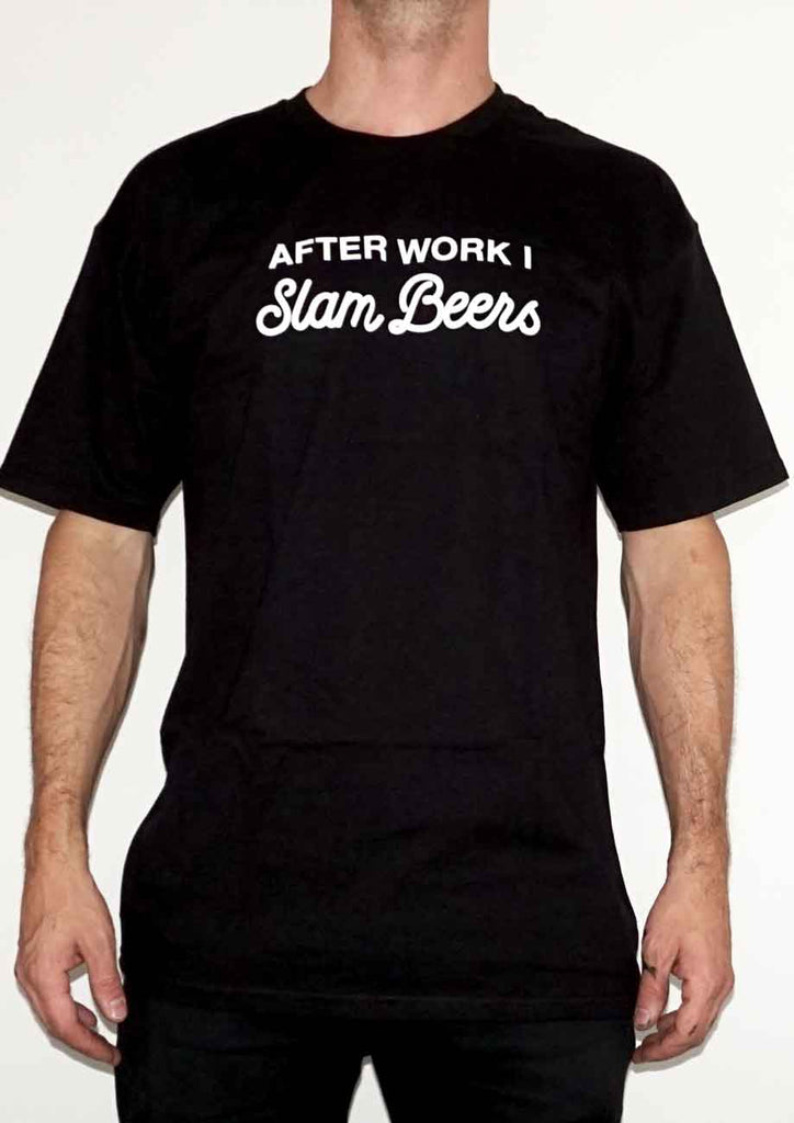 Skate Mental Slam Beers T-Shirt Black  Skate Mental   