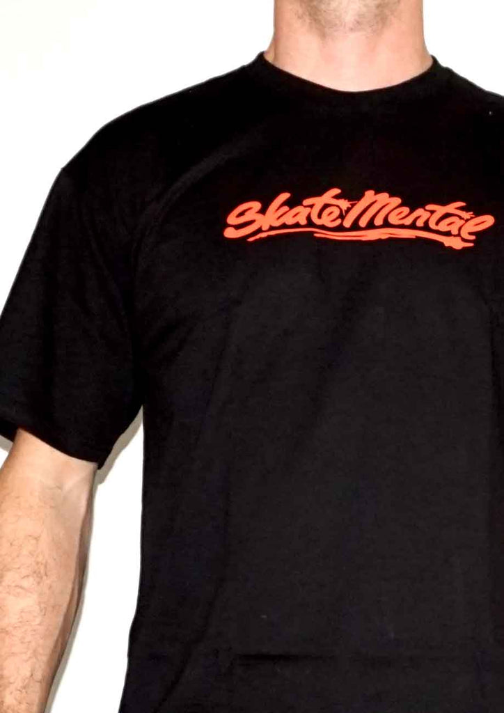 Skate Mental Time To Separate T-Shirt Black  Skate Mental   