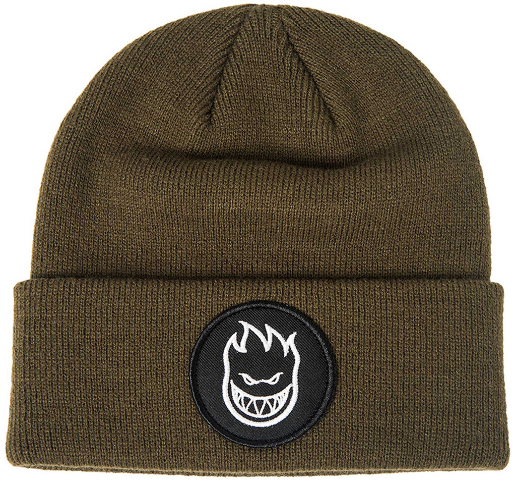 Spitfire Bighead Circle Patch Beanie Dark Olive  Spitfire   