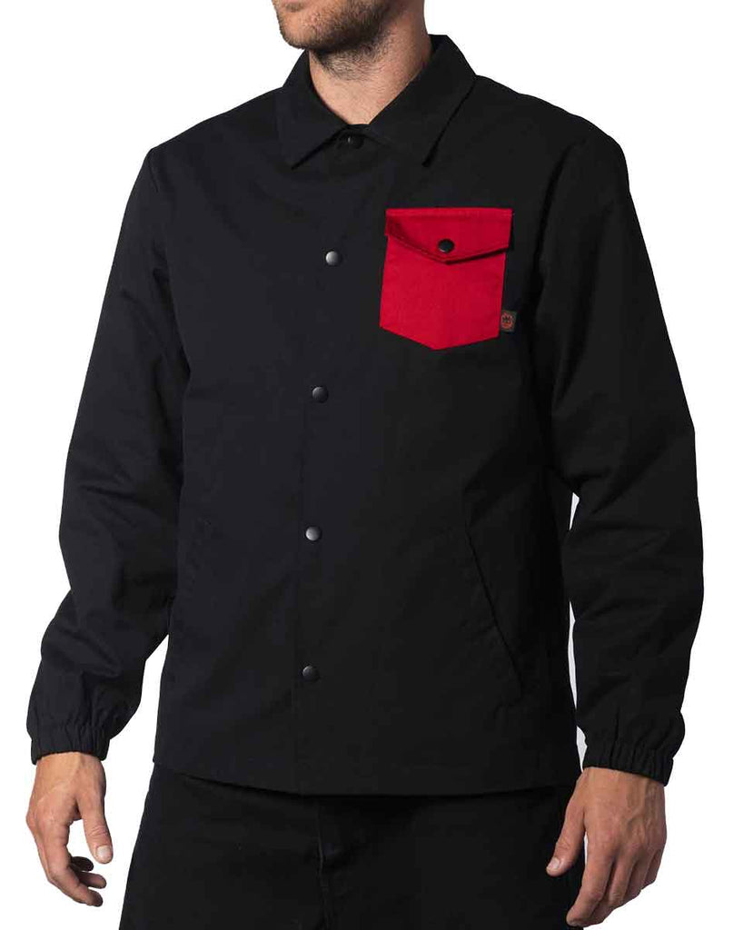 Spitfire Potrero Jacket Black Red  Spitfire   