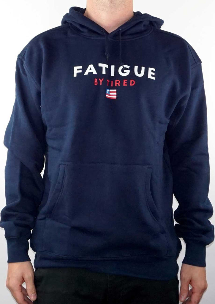 Tired Fatigue Hood Navy  Tired   