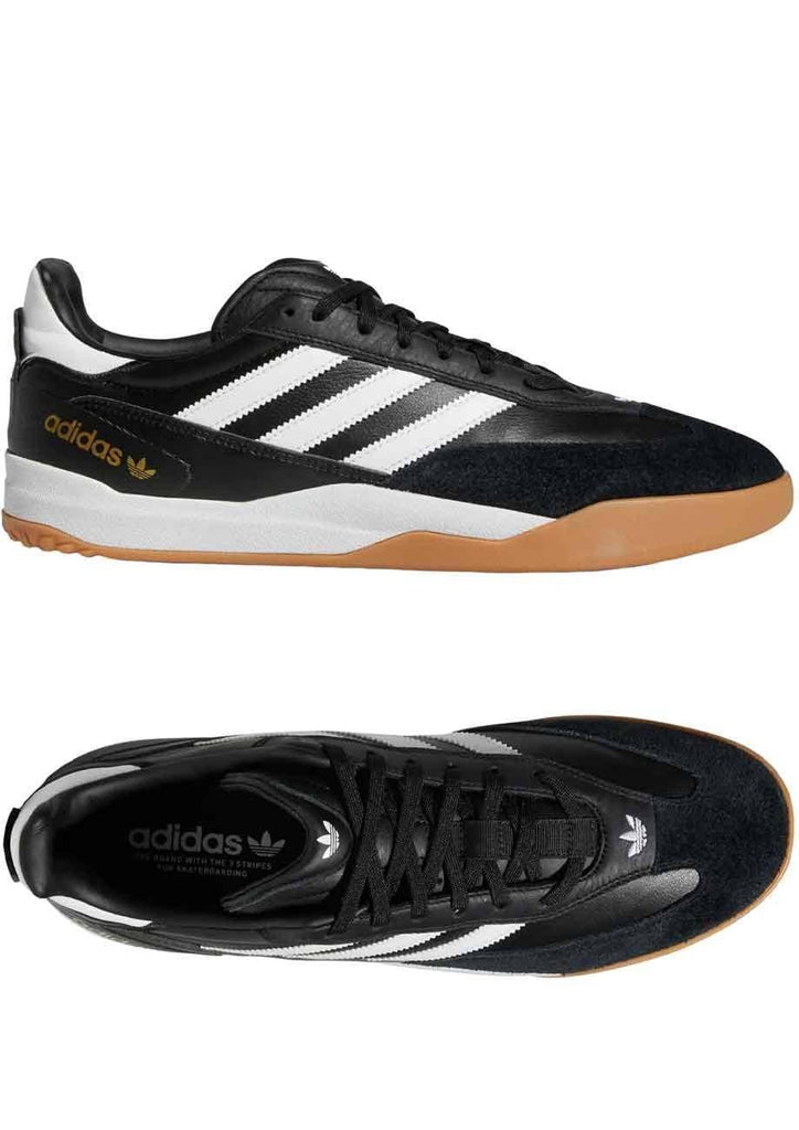 Adidas Skateboarding Copa Nationale Black White Gold Skateschuh  Adidas Skateboarding   