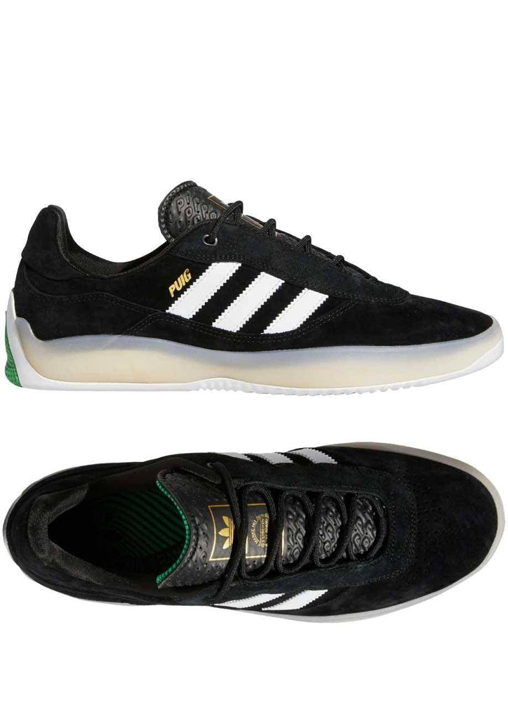 Adidas Skateboarding Puig Black White Green Schuh  Adidas Skateboarding   