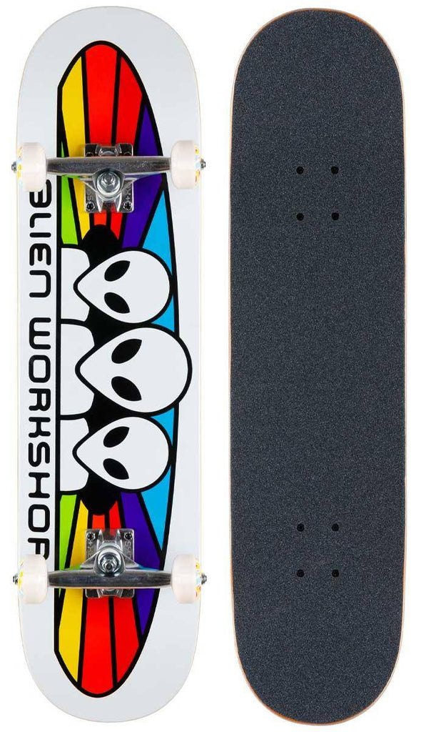 Alien Workshop Spectrum 7.75 Complete Skateboard White  Alien Workshop   