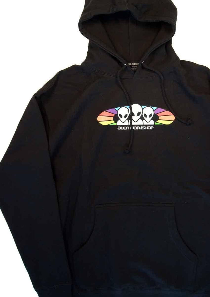 Alien Workshop Spectrum Hooded Sweatshirt Black  Alien Workshop   