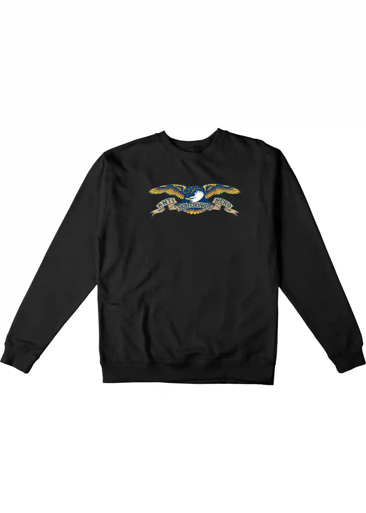 Anti Hero Eagle Crewneck Sweater Black Handelsware Anti Hero   