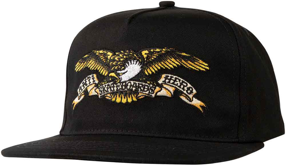 Anti Hero Eagle Snapback Cap Black  Anti Hero   