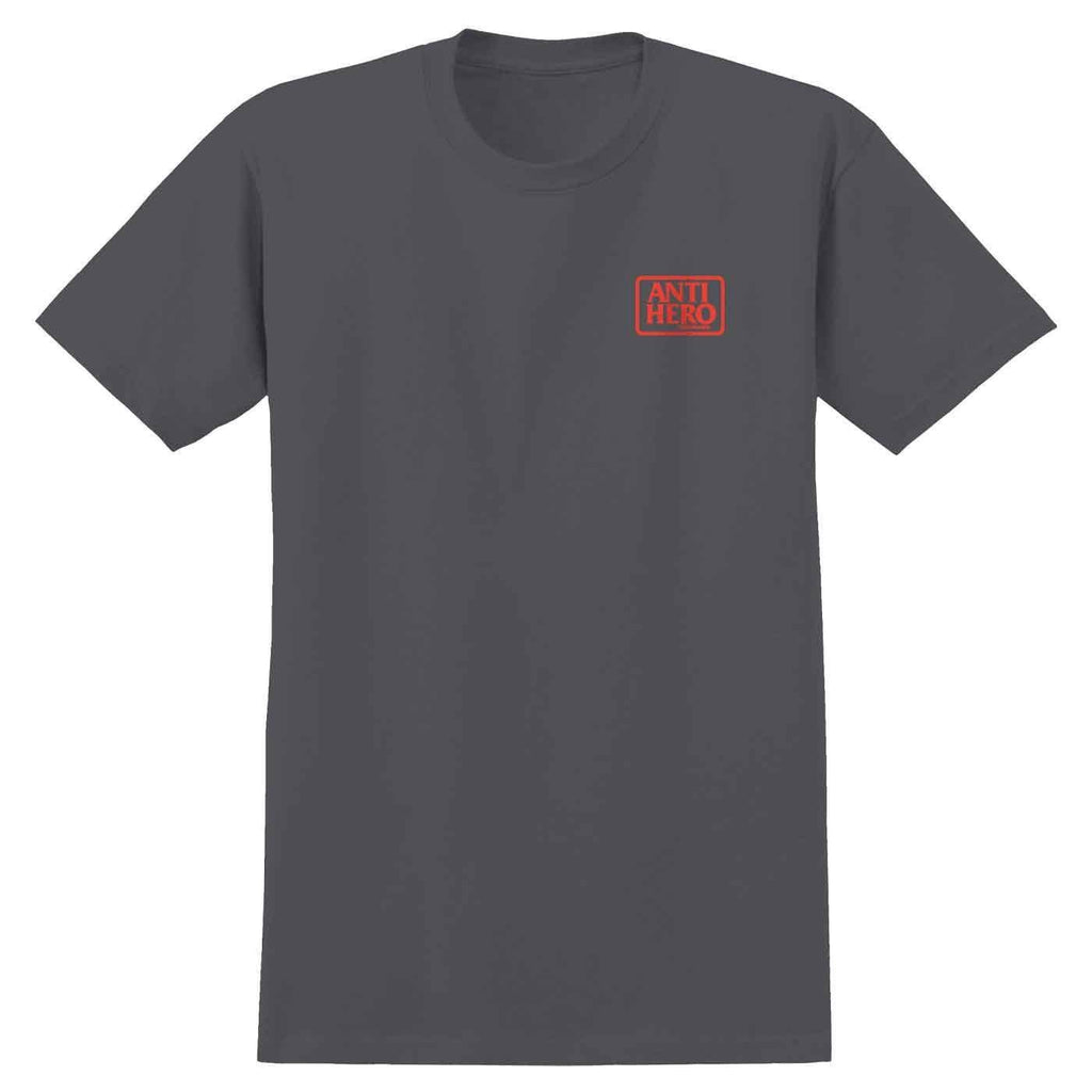Anti Hero Reserve T-Shirt Charcoal Red  Anti Hero   