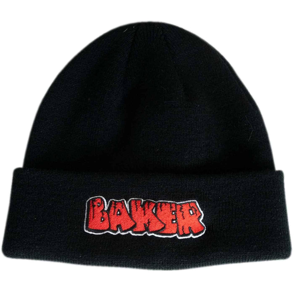 Baker Blocked Beanie Black  Baker   