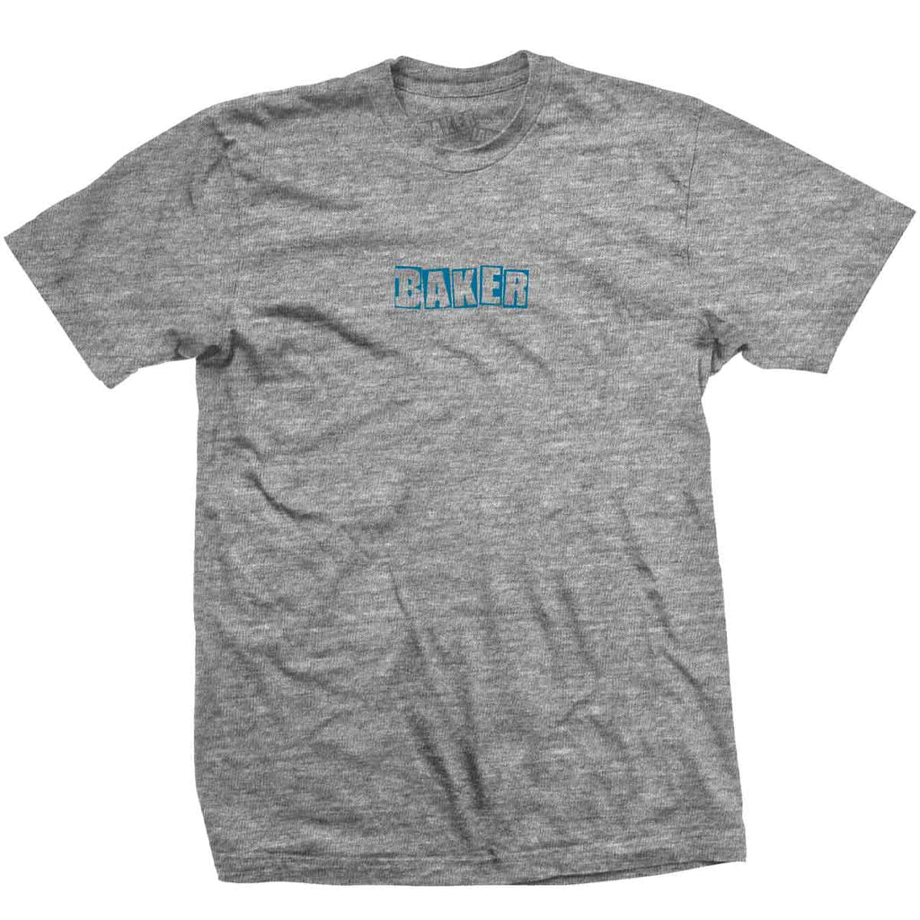 Baker Brand Logo T-Shirt Heather Grey  Baker   