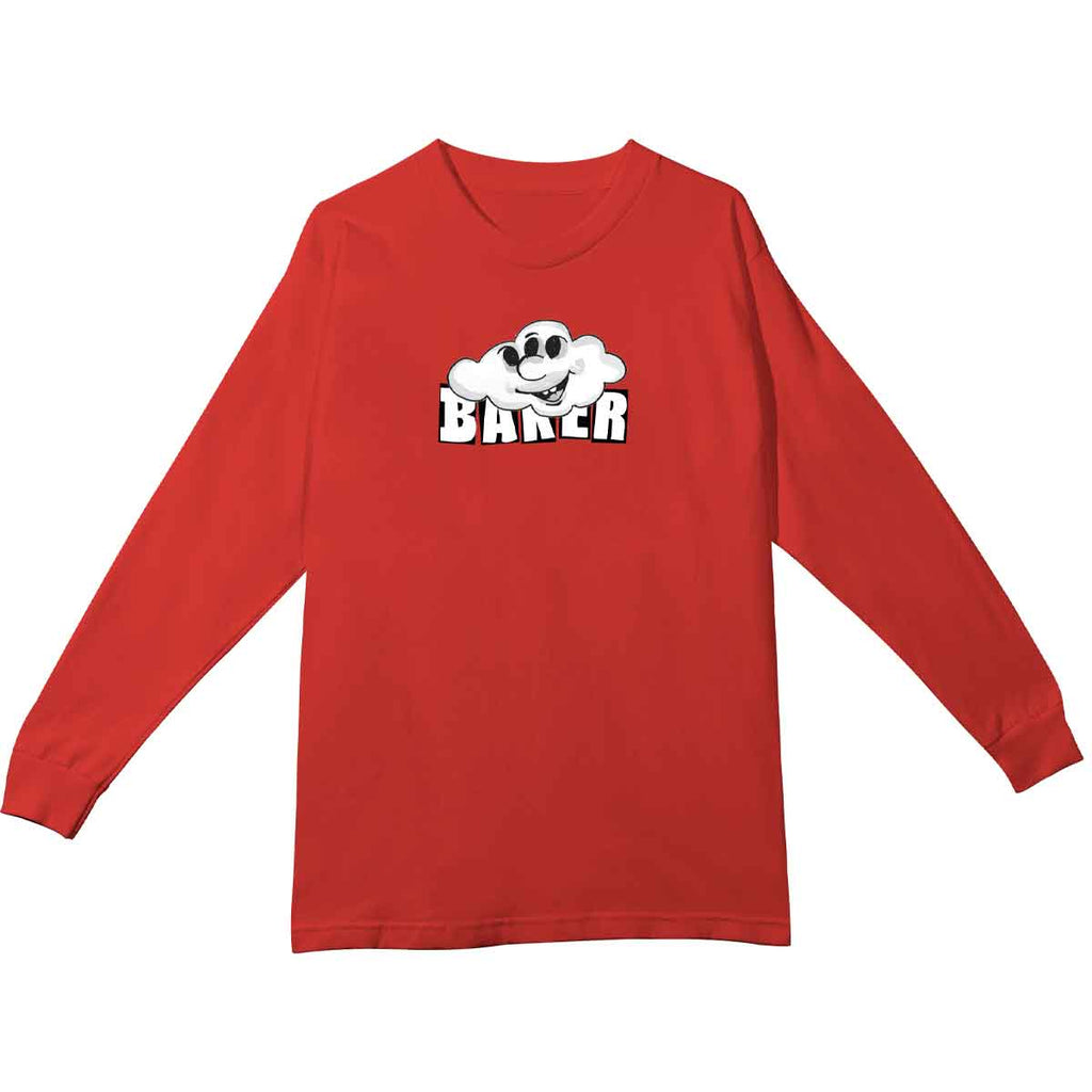 Baker Cloud Longsleeve T-Shirt Red  Baker   