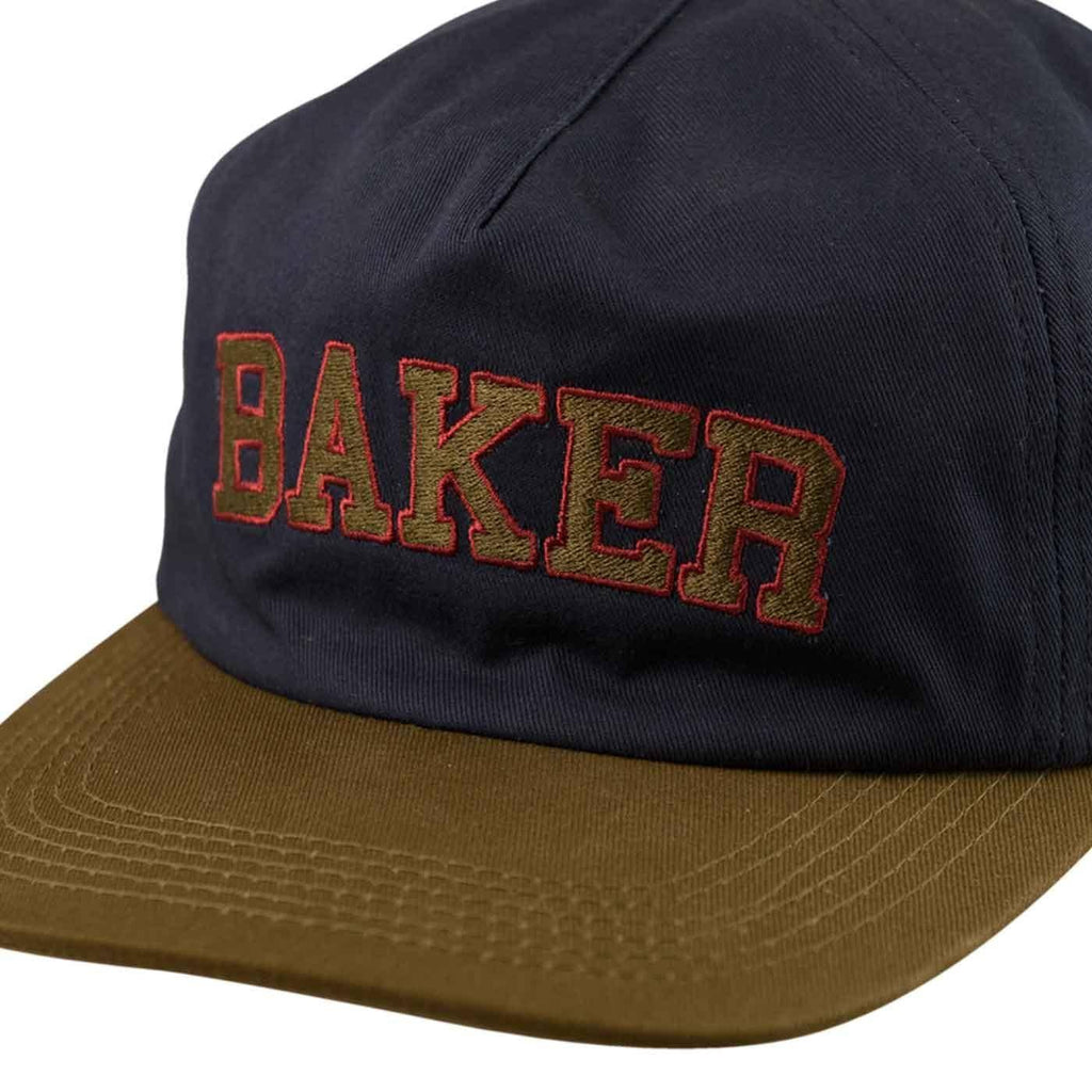 Baker Oscar Snapback Cap Navy Green  Baker   