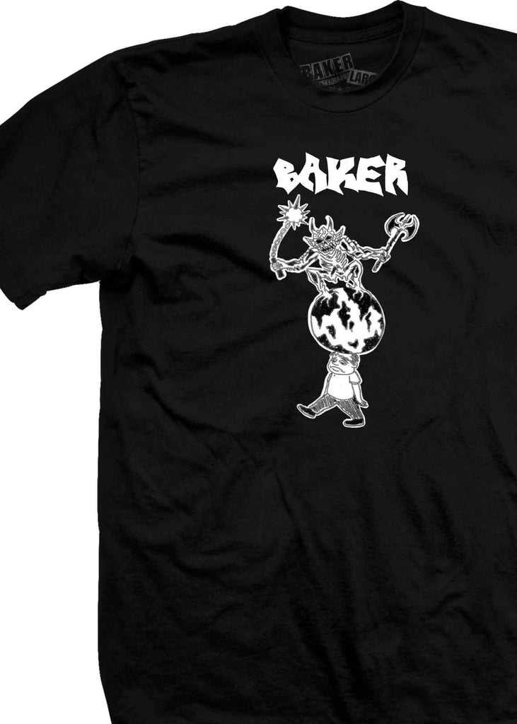 Baker World Crusher T-Shirt Black  Baker   