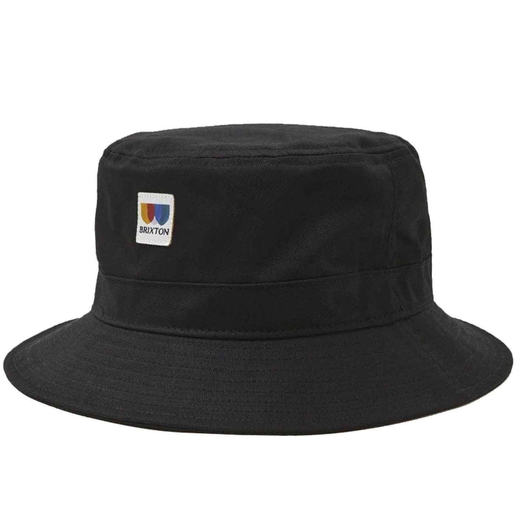 Brixton Alton Packable Bucket Hat Black  Brixton   