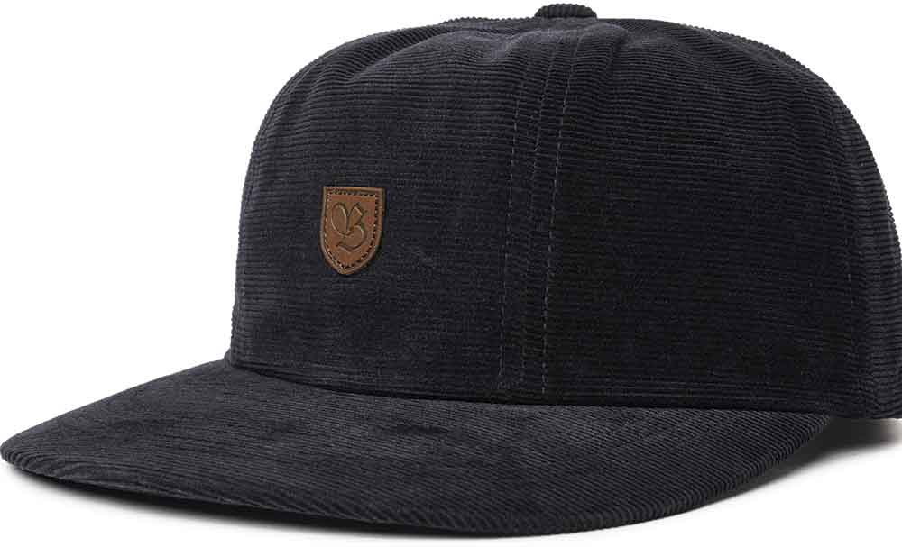 Brixton B Shield III Strapback Cap Black  Brixton   