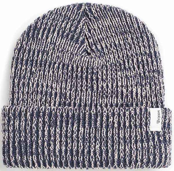 Brixton Birch Beanie Dusty Pink Washed Navy  Brixton   