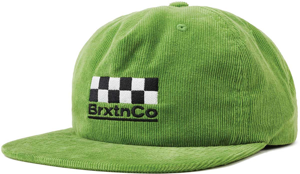 Brixton Burns Unstructured Snapback Cap Washed Kelly  Brixton   