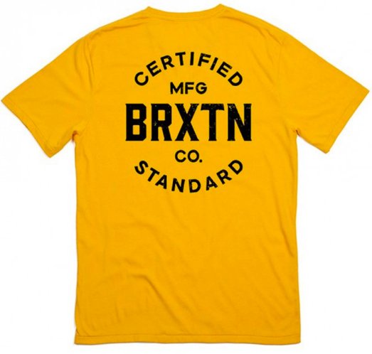 Brixton Cane Premium Shirt Gold  Brixton   