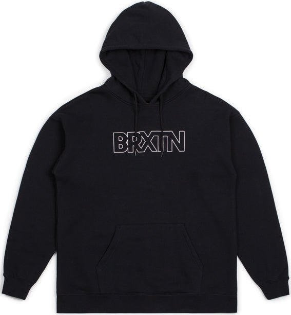 Brixton Edison Hood Black  Brixton   